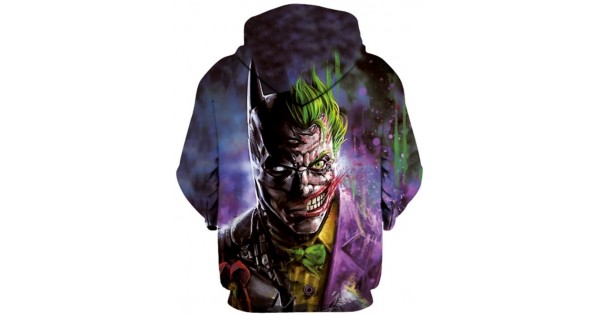 JOKER TWO FACE - 3D STREET WEAR HOODIE - by www.wesellanything.co