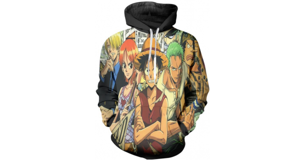 One Piece Anime Characters 3d Street Wear Hoodie By Www Wesellanything Co