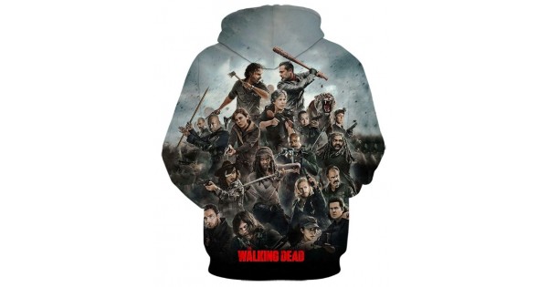 The 3 Questions Hoodie - Inspired by Walking Dead TV Zombie Walkers Rick  Grimes