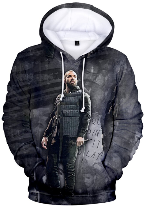 DRAKE LAUGH NOW CRY LATER 3D HOODIE - by