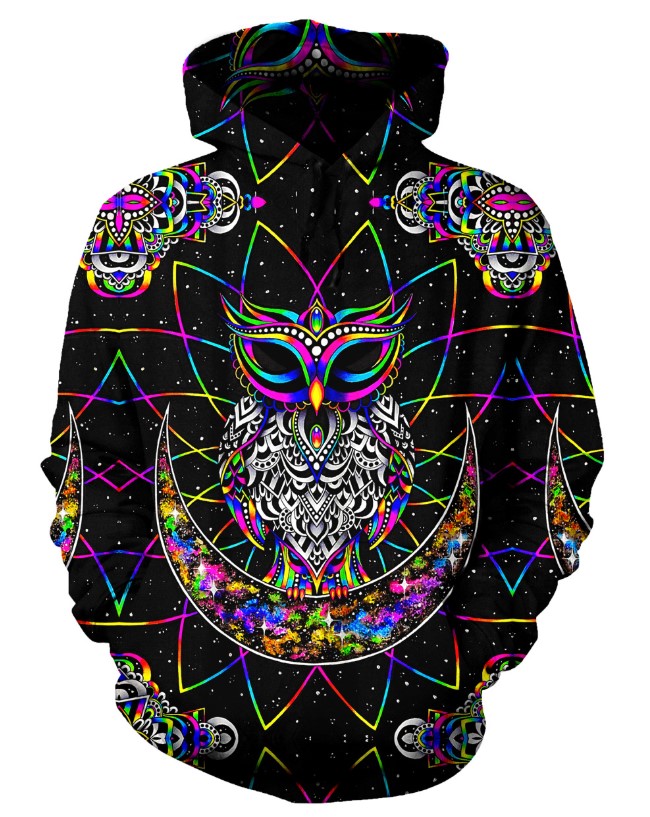 LOUIS VUITTON COLORFUL LOGO 3D HOODIE - Owl Fashion Shop